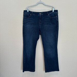 Style & Co Curvy Boot Leg Blue Jeans 16S